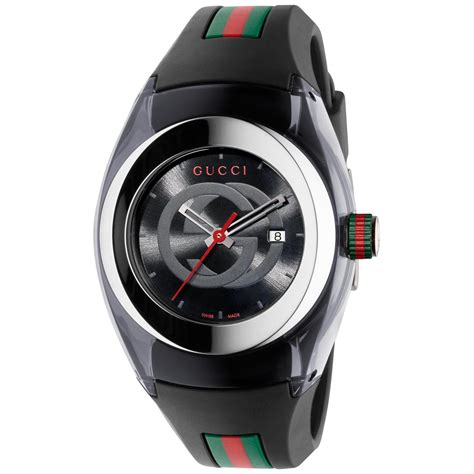 gucci silicone watch|gucci unisex watches.